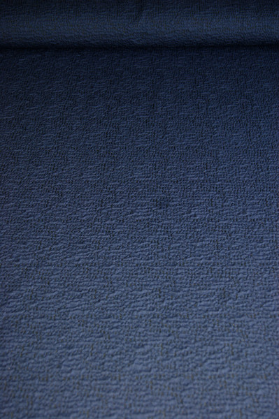  Cloqué Strick-Jersey mit Struktur dunkelblau