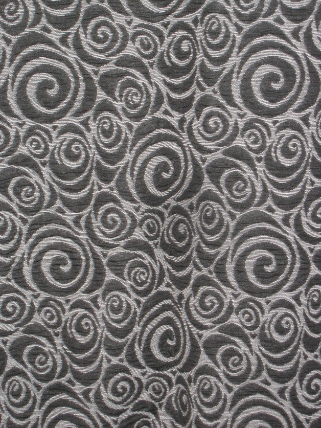 Spiralen schwarz-grau 